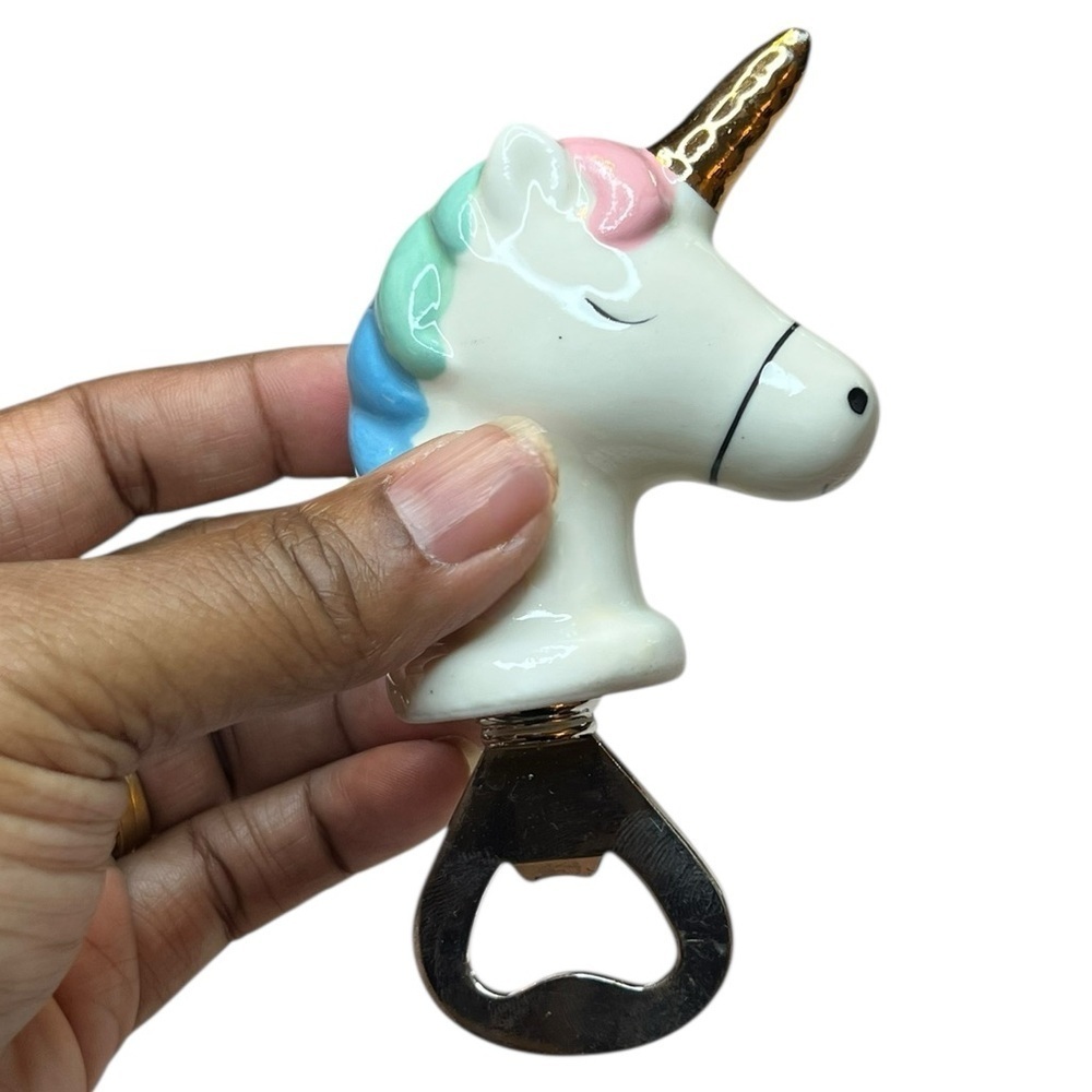 Modern Expressions Drinkware Accessories - Unicorn Bottle Opener & Wine Stopper - Picture 2 of 7